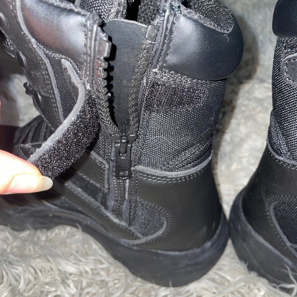 Propper Mens 13W Boots Black Lace up Zip side - Picture 9 of 13